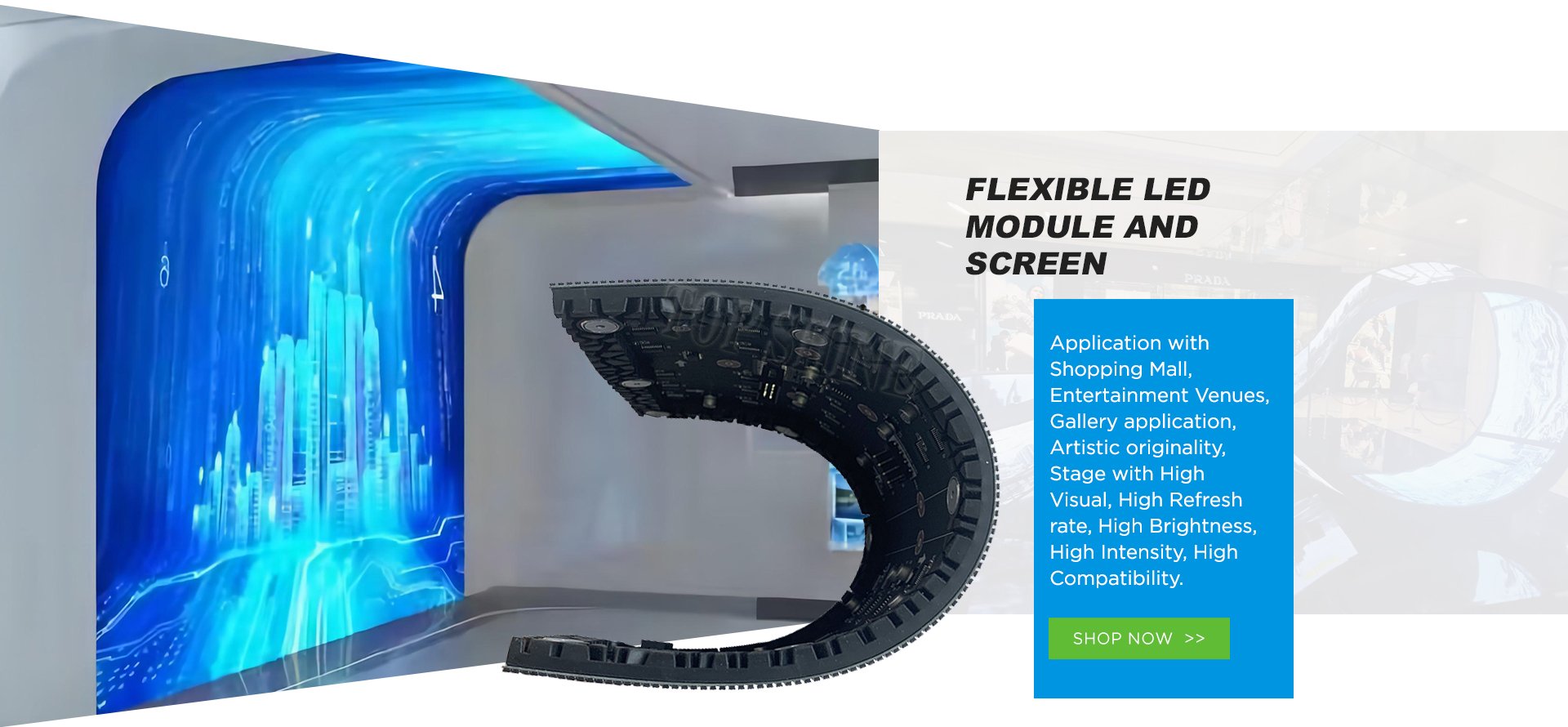 Flexible LED Screen Panel  Outdoor LED Soft module Manufacturer