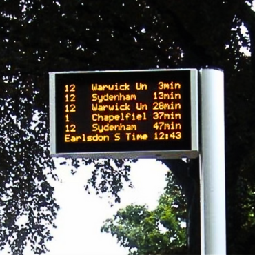 bus station led display