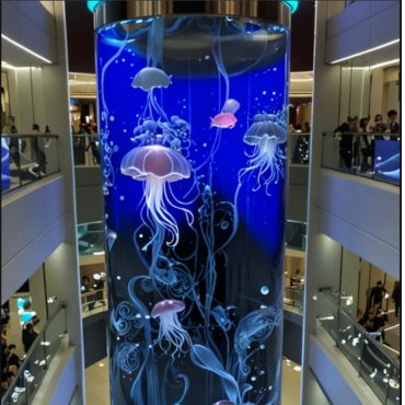 transparent film LED for Vertical Sightseeing Elevator