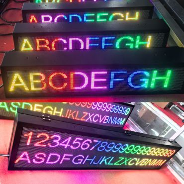Segnaletica a scorrimento a LED P1.5