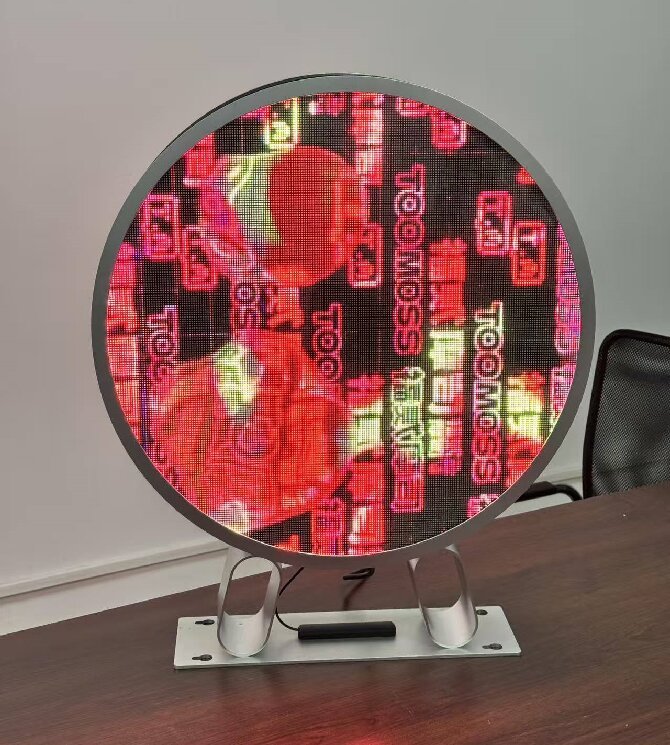 Outdoor P2.5 Double Sided Circular Shop Led Signs