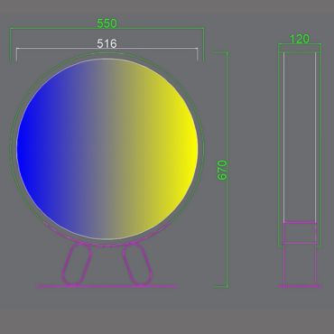 Circular LED Screens
