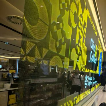 hologram transparent led display screen