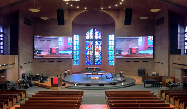 Church LED Wall Panels for Church Worship Services Custom Size - Top ...